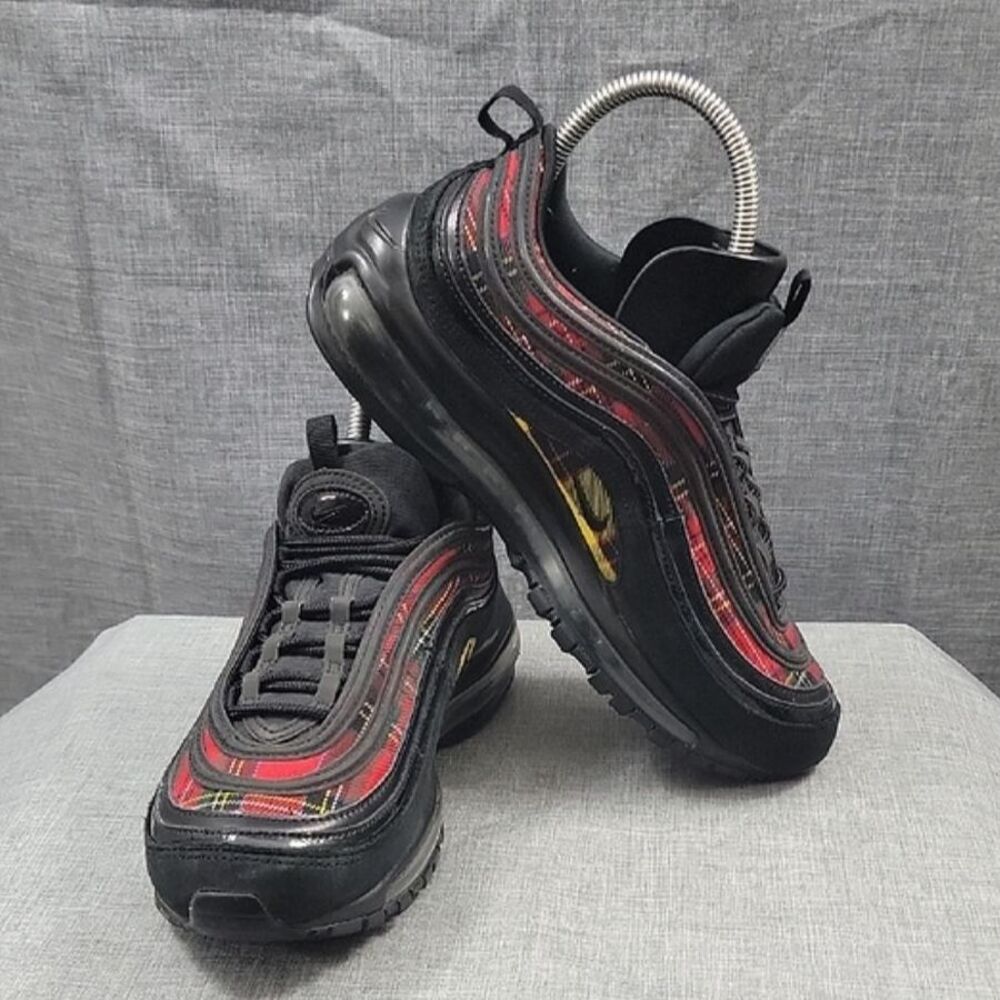 Nike Air Max 97 SE Tartan Black, Red AV8220-001 Women's 7.5